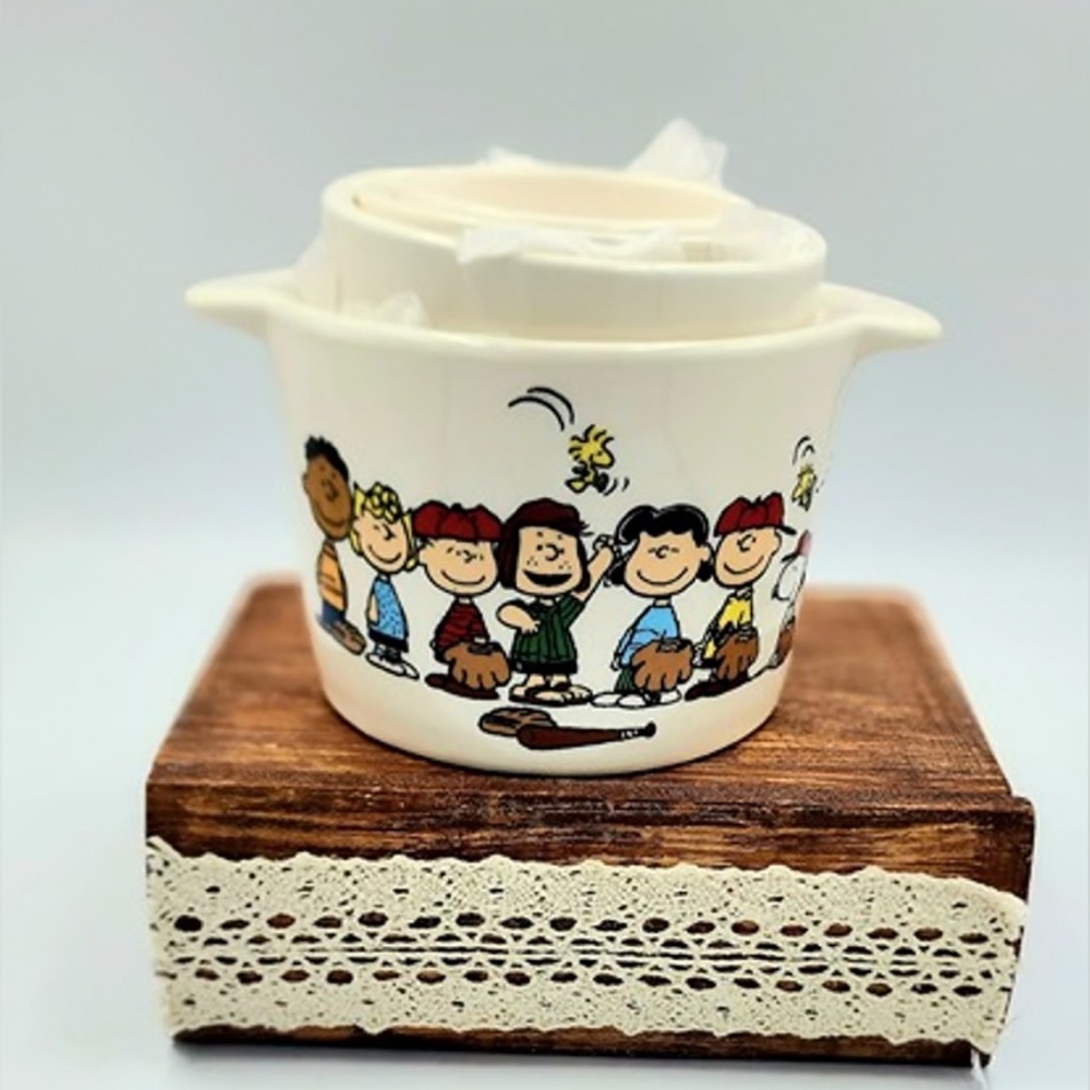 NEW Rae Dunn x Peanuts Baseball Measuring Cup Set - Picture 2 of 5